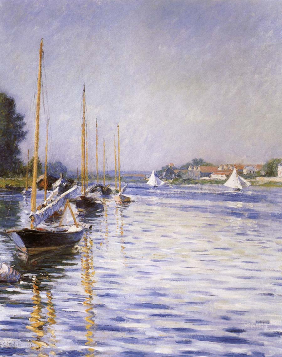 Boats on the Seine at Argenteruill